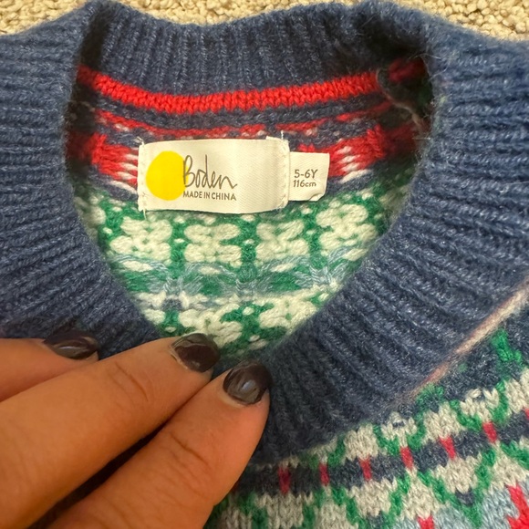 Mini Boden Fair Isle Sweater - Picture 2 of 4